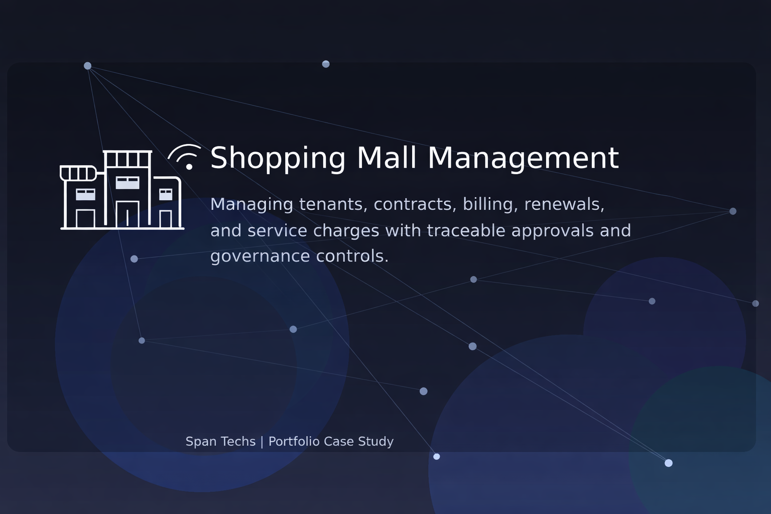Modern shopping mall interior